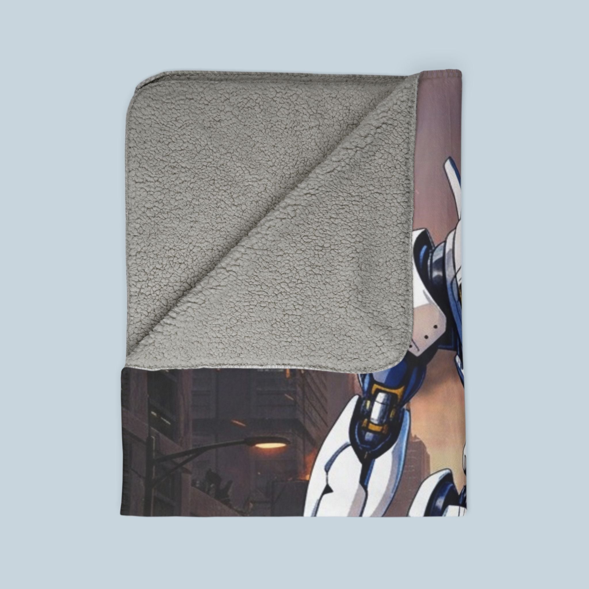 Aegis-9b Sherpa Blanket Anime Mech Sci-Fi Robot Futuristic Battle Throw