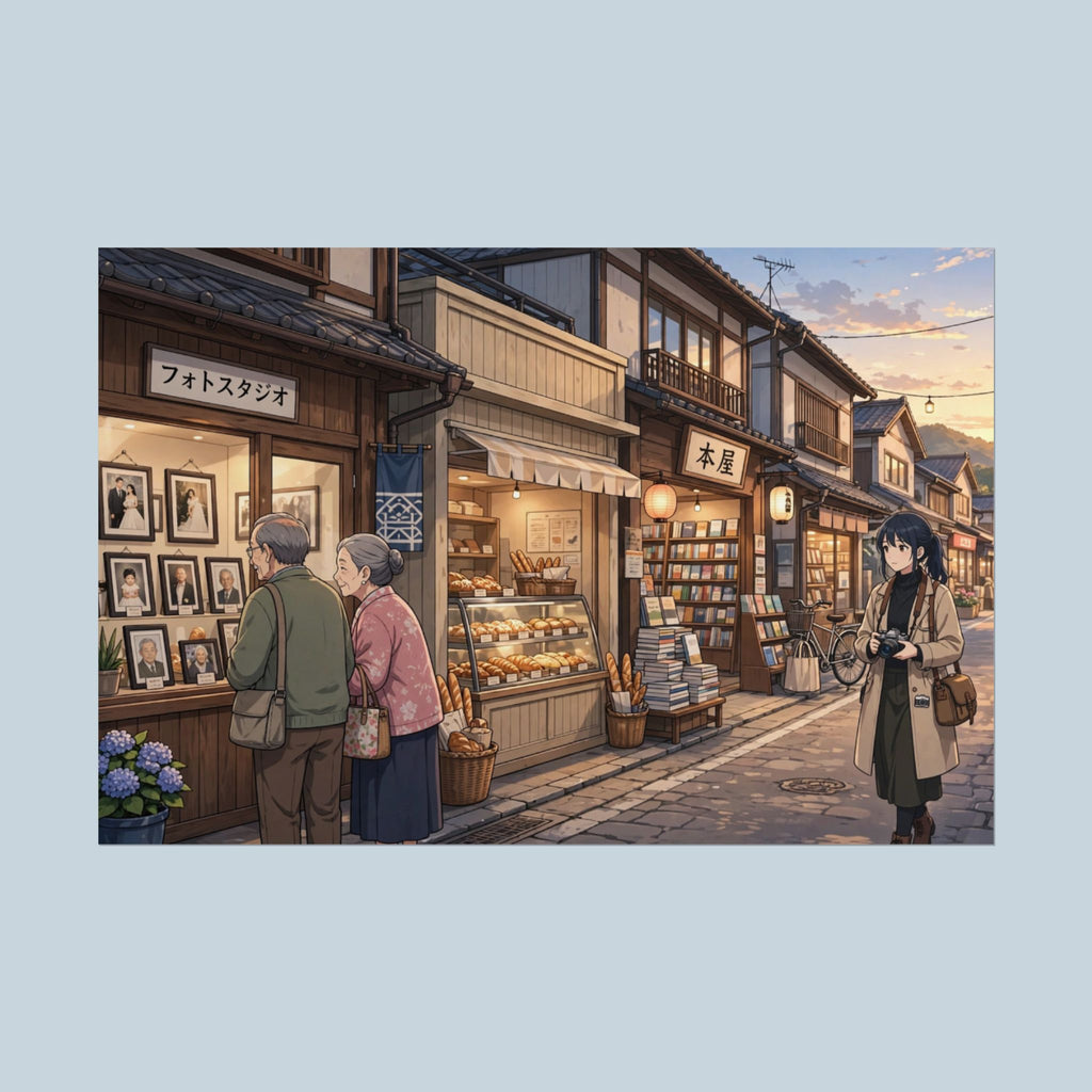 One More Picture Anime Slice of Life Neighborhood Poster