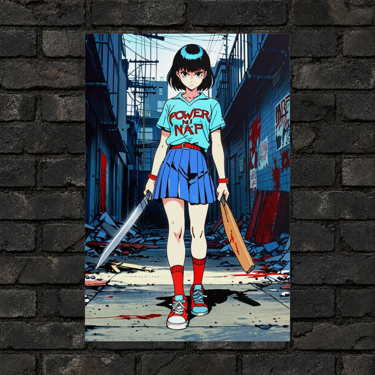Power Nap Slayer Anime Poster