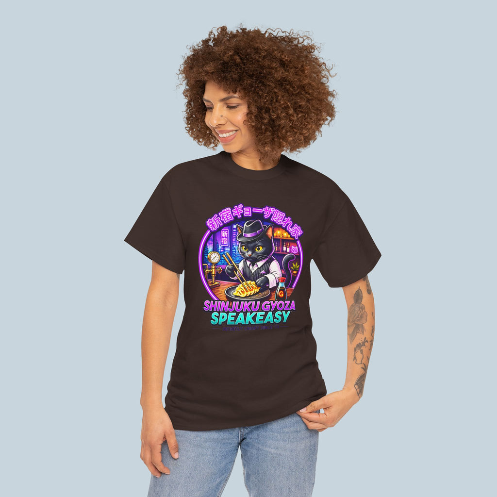 Shinjuku Gyoza Speakeasy Anime Cat T-Shirt