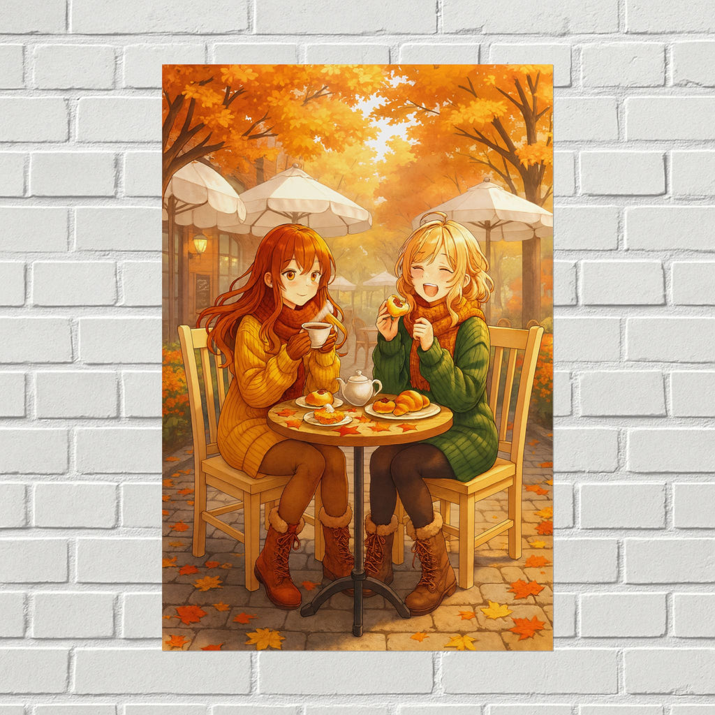 Autumn Café Anime Poster