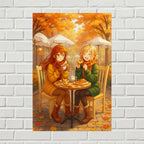Autumn Café Anime Poster
