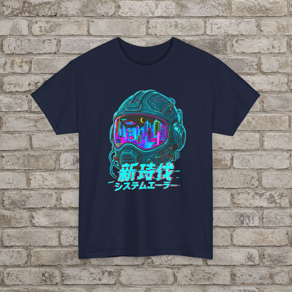 Neon City Helmet Anime T-Shirt