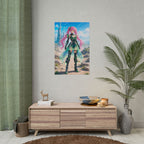 Emerald Star Anime Sci-Fi Poster
