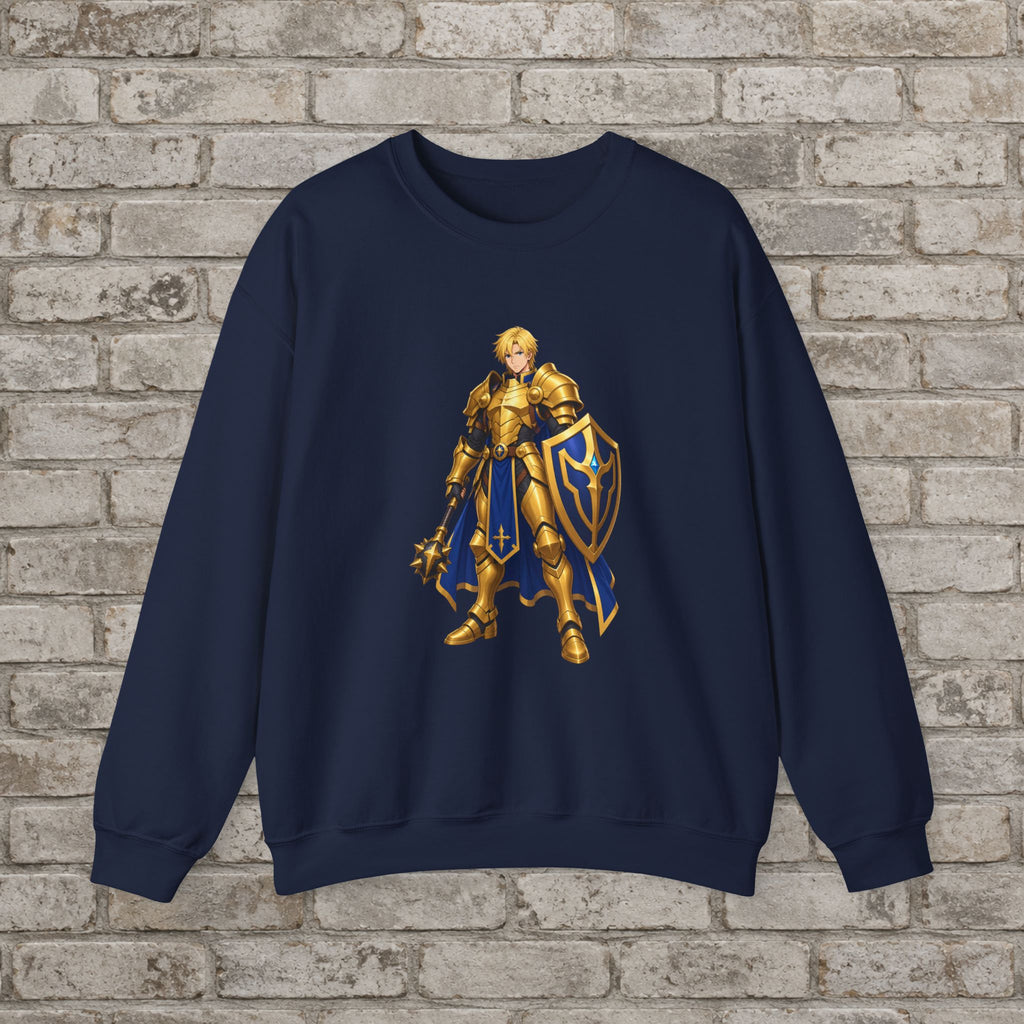 Golden Knight Warrior Anime Sweatshirt