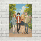 Anime College Friends Poster