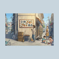 The Alley Behind the Shops Anime Slice of Life Poster