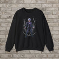Electric Shadow: Anime Superhero Sweatshirt