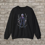 Electric Shadow: Anime Superhero Sweatshirt