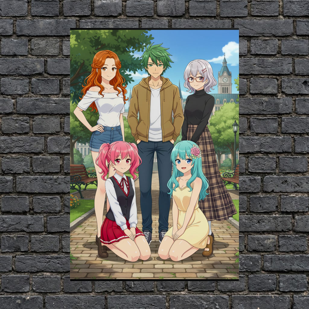 Anime Harem Park Poster