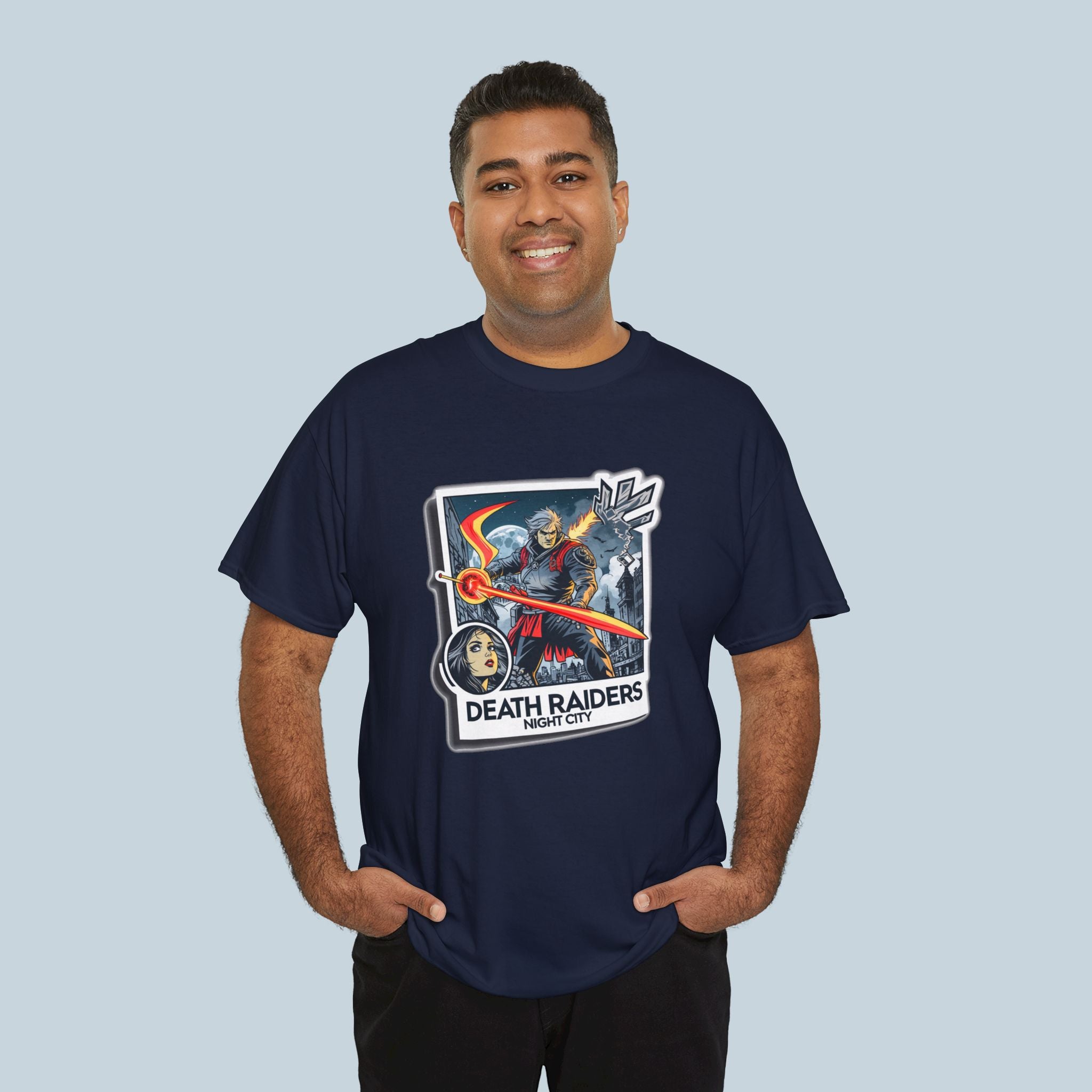 Death Raiders Anime T Shirt  Raider Streetwear Graphic Tee