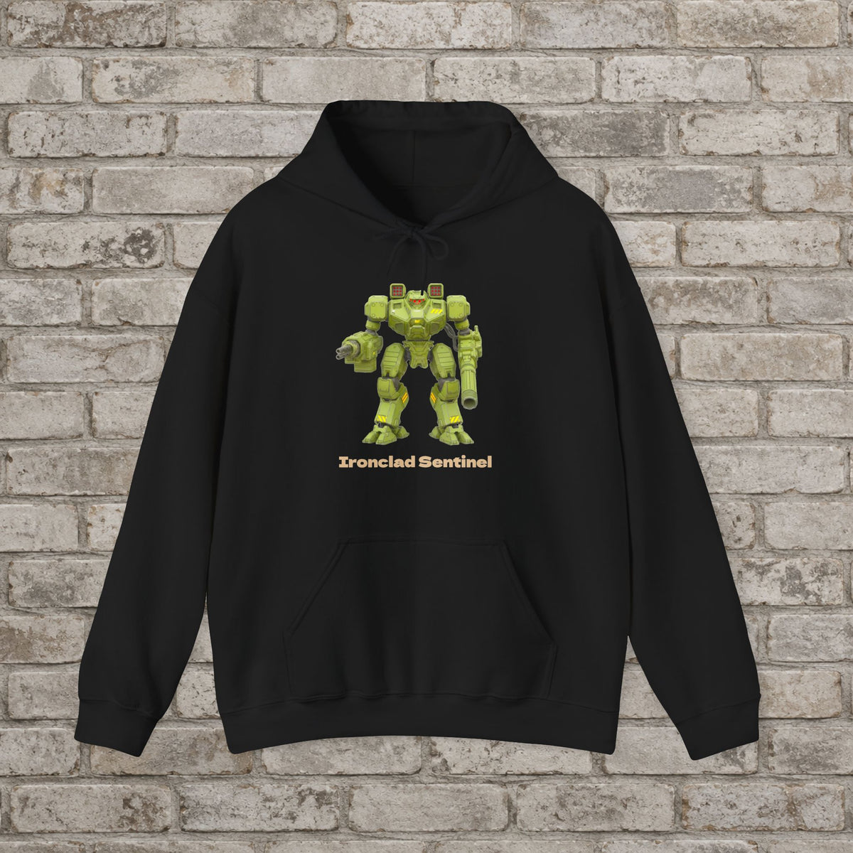 Ironclad Sentinel Mecha Anime Hoodie