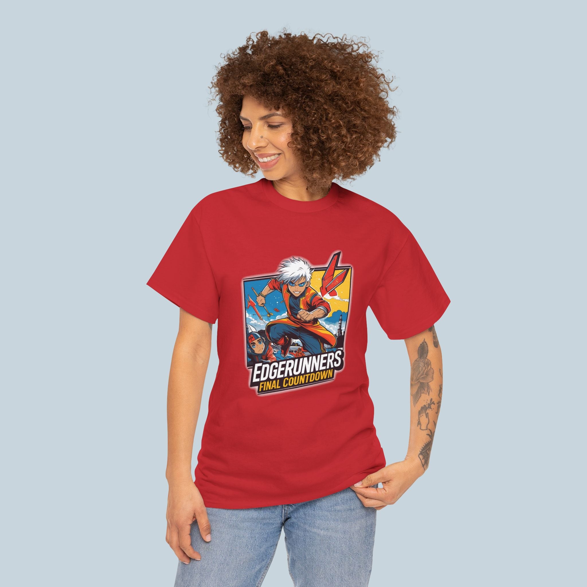 Anime Runner T Shirt Speed Hero Streetwear Fast Action Sci Fi Graphic Tee