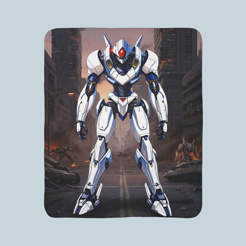 Aegis-9b Sherpa Blanket Anime Mech Sci-Fi Robot Futuristic Battle Throw