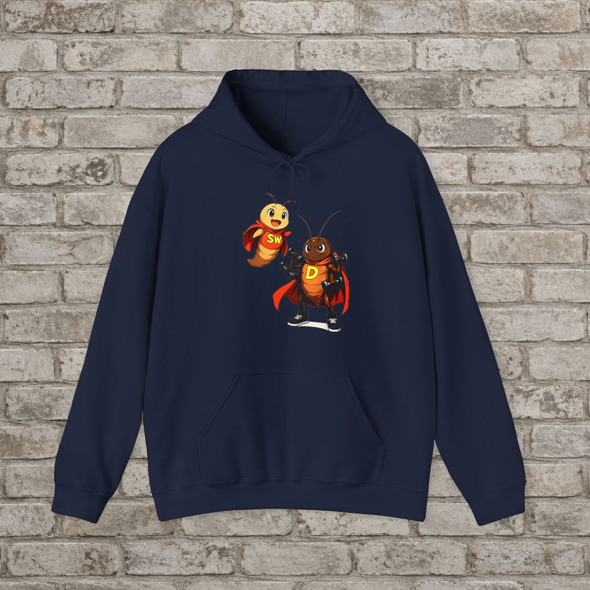 Superbug & D-Roach Funny Anime Hoodie