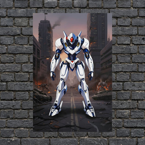 Aegis-9b Anime Mech Poster
