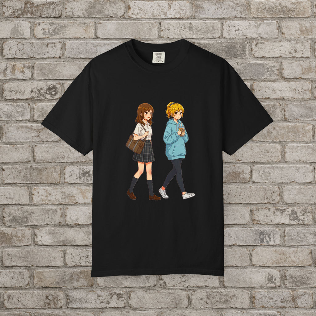 School Friends Anime T-Shirt Cozy Slice of Life Graphic Tee