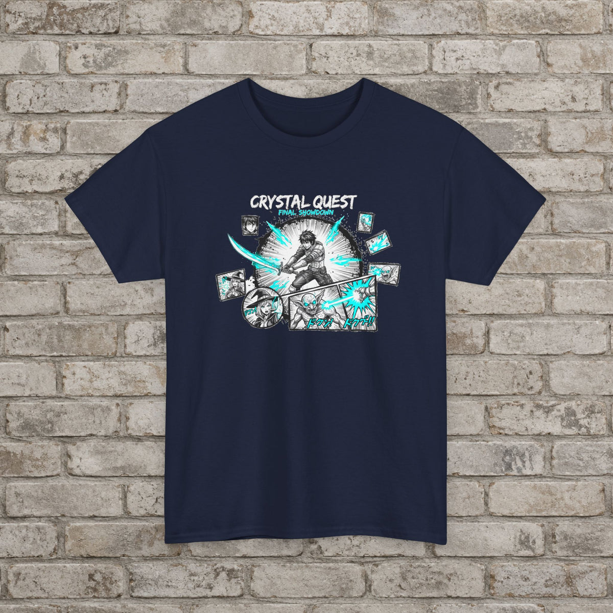 Crystal Quest Anime RPG T-Shirt