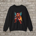 Cyber Santa: Mecha Christmas Anime Sweatshirt