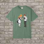 Anime Maid Cafe T-Shirt Cute Waitress and Barista Tee for Otaku Fans