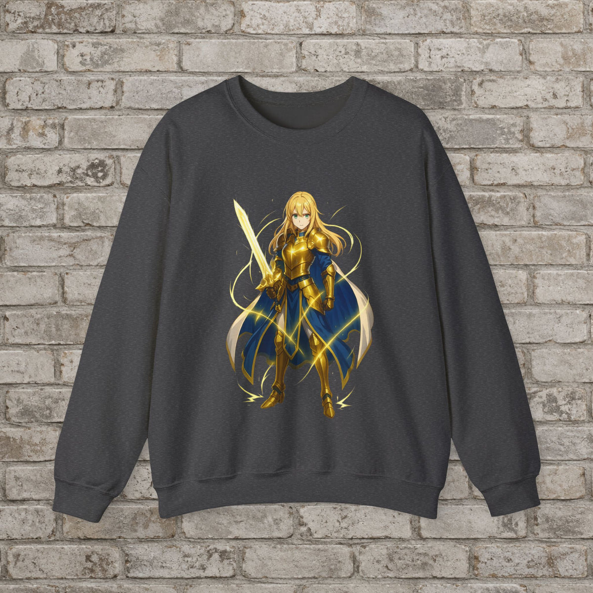 Golden Knight Anime Warrior Sweatshirt