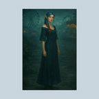 Elyra Veyne Poster – Fae Encounter Anime Wall Art, Dark Carnival Elf Girl, Fantasy Mystery Artwork, Epic Anime Universe