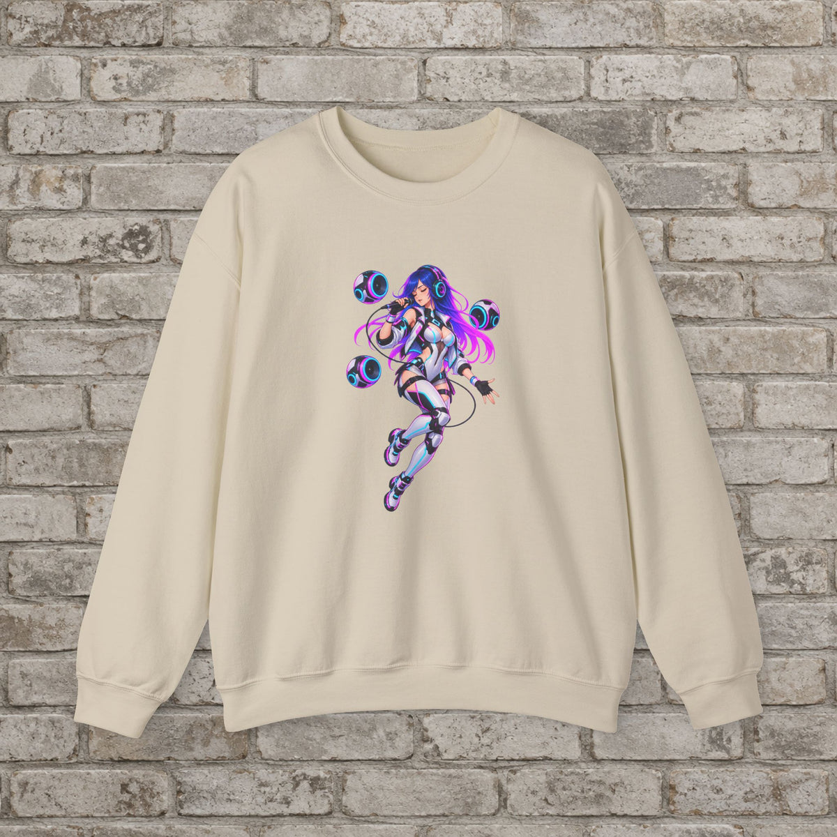 Cyberpunk Siren Anime Sweatshirt