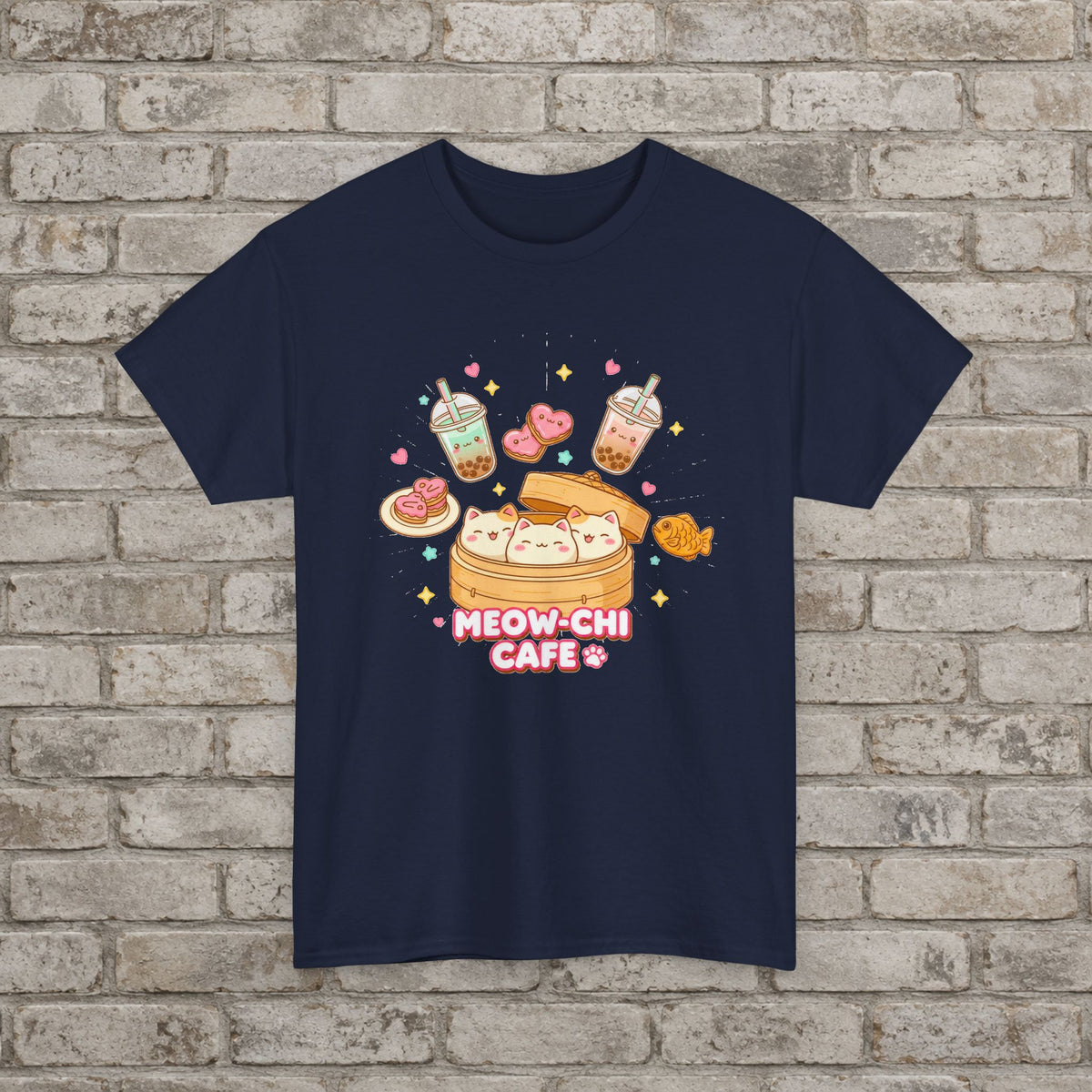 Meow-Chi Café Kawaii T-Shirt