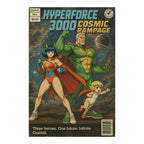 Hyperforce 3000 Anime Poster Cosmic Rampage Retro Comic Poster Art | Sci-Fi Wall Decor for Gamers and Collectors