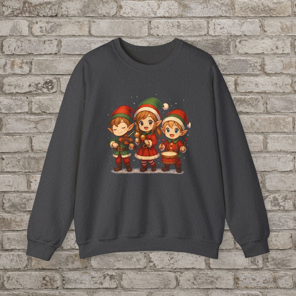 Christmas Elf Trio Band Sweatshirt
