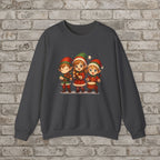 Christmas Elf Trio Band Sweatshirt