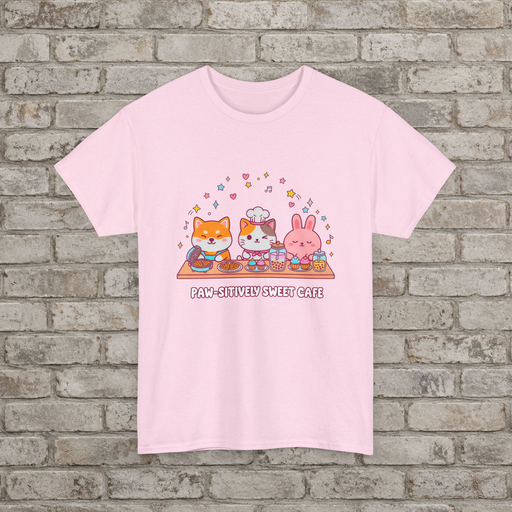 Kawaii Paw-sitively Sweet Café T-Shirt