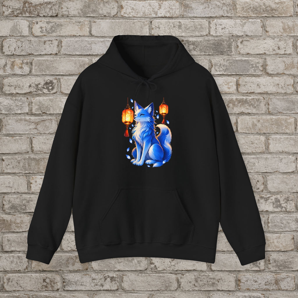 Lantern Fox Anime Hoodie | Cute Fantasy Apparel