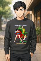 Hyperforce 3000 Anime Sweatshirt – Cosmic Rampage Retro Style