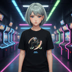 Rion Tempest T-Shirt Anime Lightning Warrior Electric Power Tee Hero Shirt for Gamers and Anime Fans