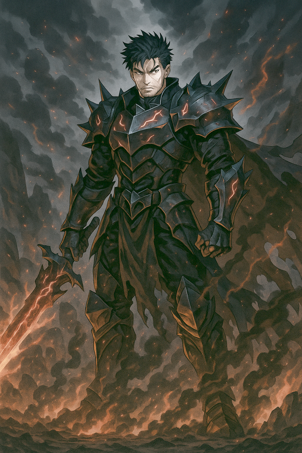 Epic Anime Fantasy Art Poster: Gamer Room Decor