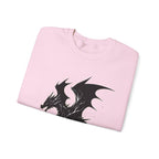 Anime Dragon Crewneck Sweatshirt: Fantasy Unisex Apparel