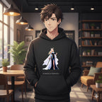 Fantasy Elf Queen Hoodie Anime Style Aurenelle Dawnfell Sweatshirt Elegant Magic Cape Gift for Fantasy Lovers and Gamers