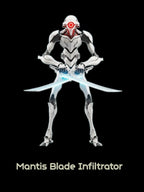 Mantis Blade Cyber Ninja Hoodie Futuristic Techwear Streetwear Gift for Gamers and Anime Lovers Cyberpunk Infiltrator Design