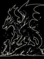 Anime Dragon Crewneck Sweatshirt: Fantasy Unisex Apparel