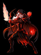 Dark Flame Archer Anime Sweatshirt, Black Pullover | Epic Anime Apparel Original