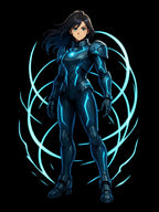 Futuristic Anime Warrior Sweatshirt Neon Armor Techwear Gift for Gamers and Otaku Cyberpunk Streetwear Aesthetic