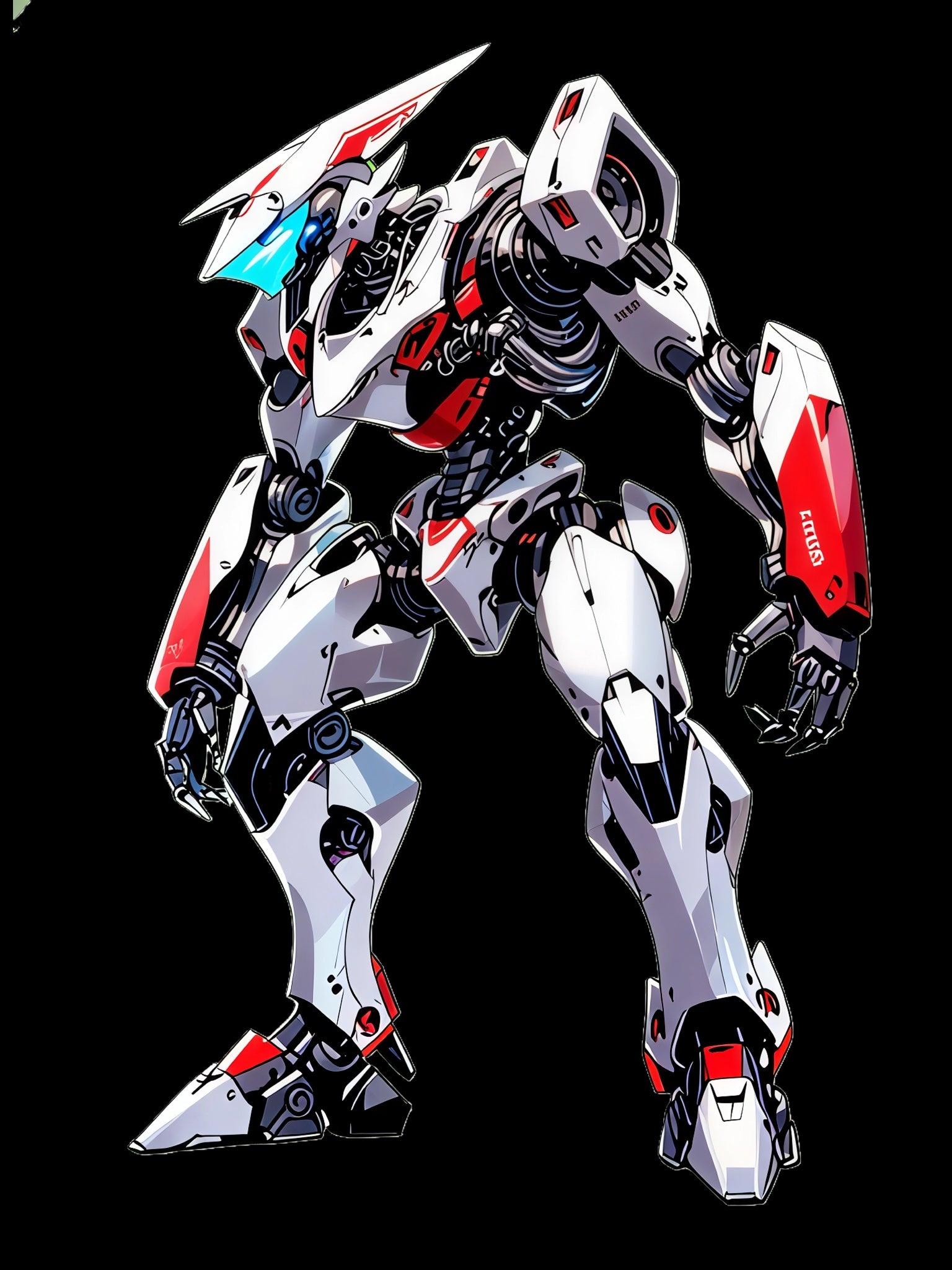 Modern Mech Anime T Shirt Futuristic Robot Warrior Tee Sci Fi Mecha Graphic Gift for Anime Fans and Gamers