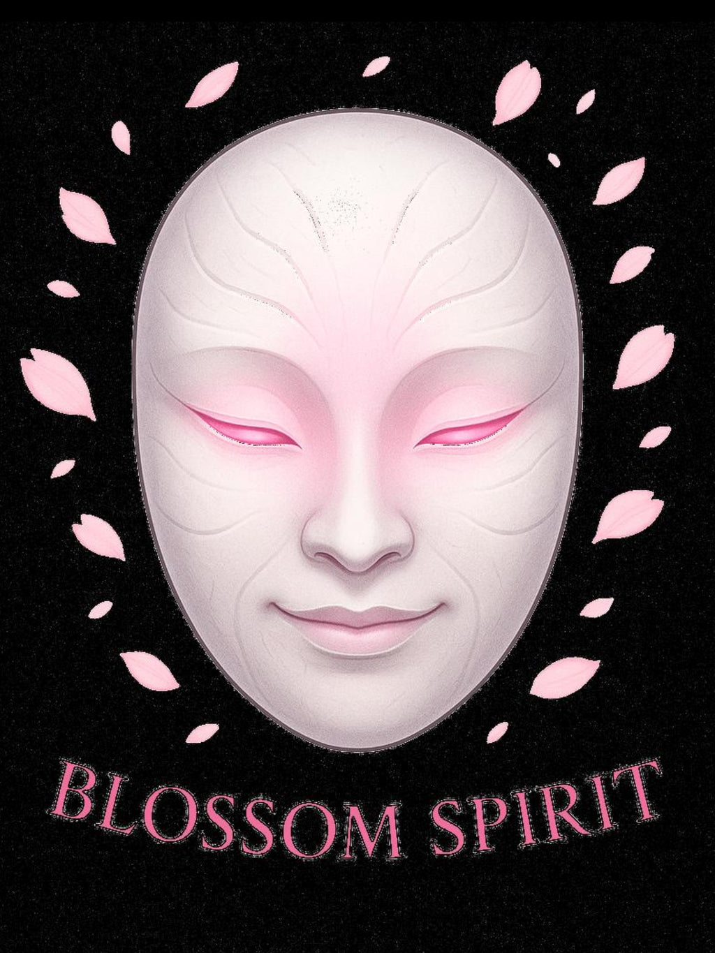 Blossom Spirit Anime Hoodie Cherry Blossom Mask Aesthetic Japanese Streetwear Pullover Hoodie Gift for Anime Fans and Dreamers