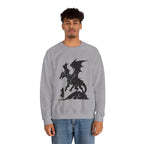 Anime Dragon Crewneck Sweatshirt: Fantasy Unisex Apparel