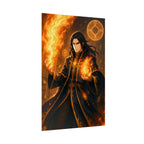 Fantasy Anime Sorcerer Poster: Magical Gamer Wall Art