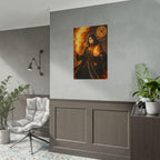 Fantasy Anime Sorcerer Poster: Magical Gamer Wall Art