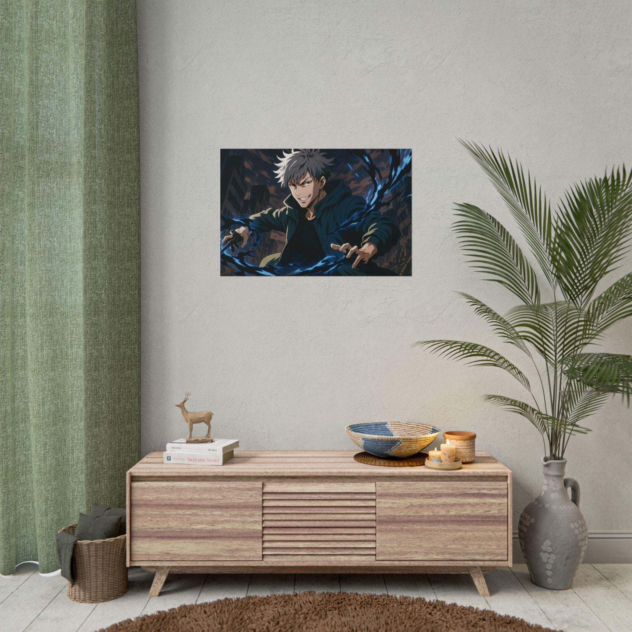 Anime Magician Art Wall Art: Vibrant Manga Wall Decor