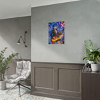 Anime Rock Star Poster, Music Wall Art Print, Japanese Anime Poster, Guitarist Anime Decor, Gift for Gamers and Music Lovers