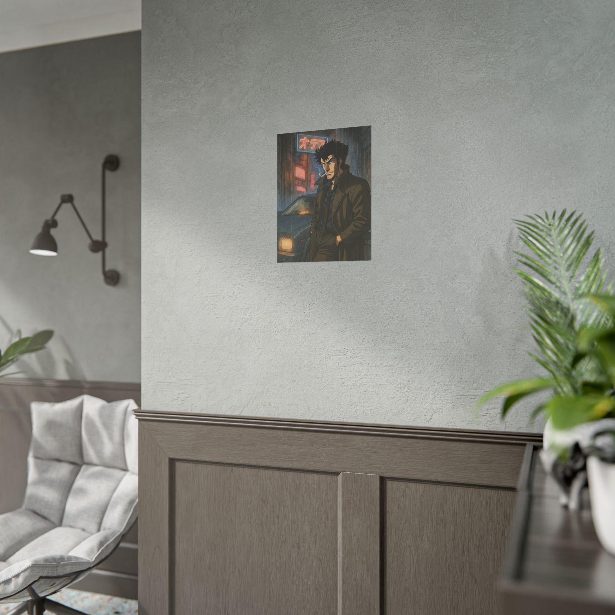Vintage Style Anime Poster: Giclée Art Print, Manga Wall Decor